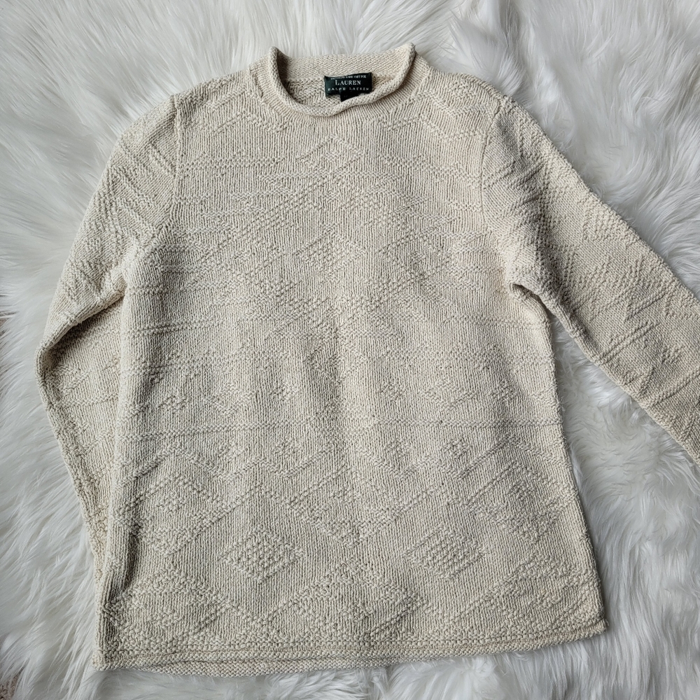 ❌️SOLD❌️Vintage Ralph Lauren Silk Linen Sweater